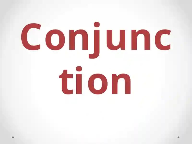 Conjunction