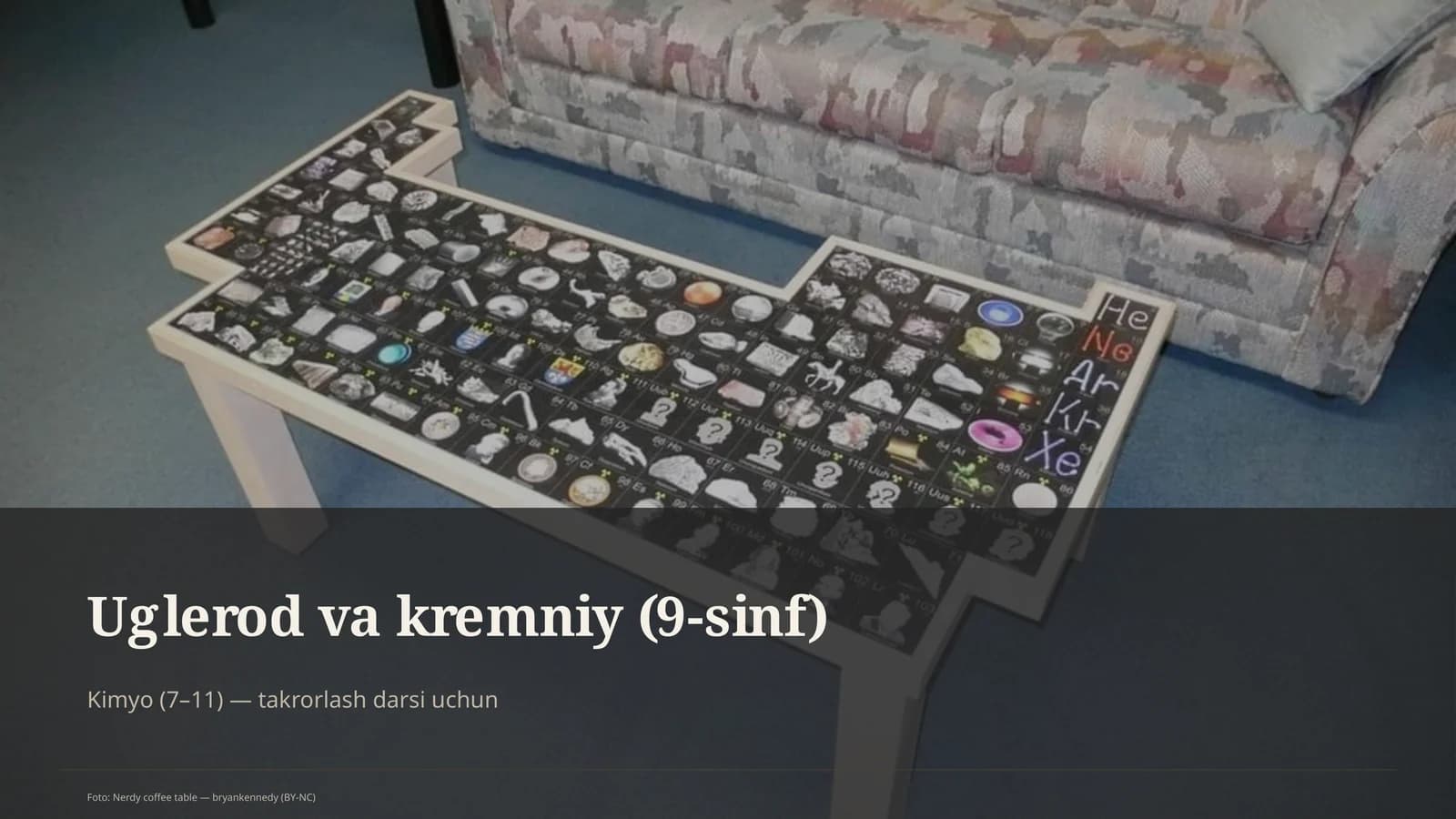Uglerod va kremniy (9-sinf)