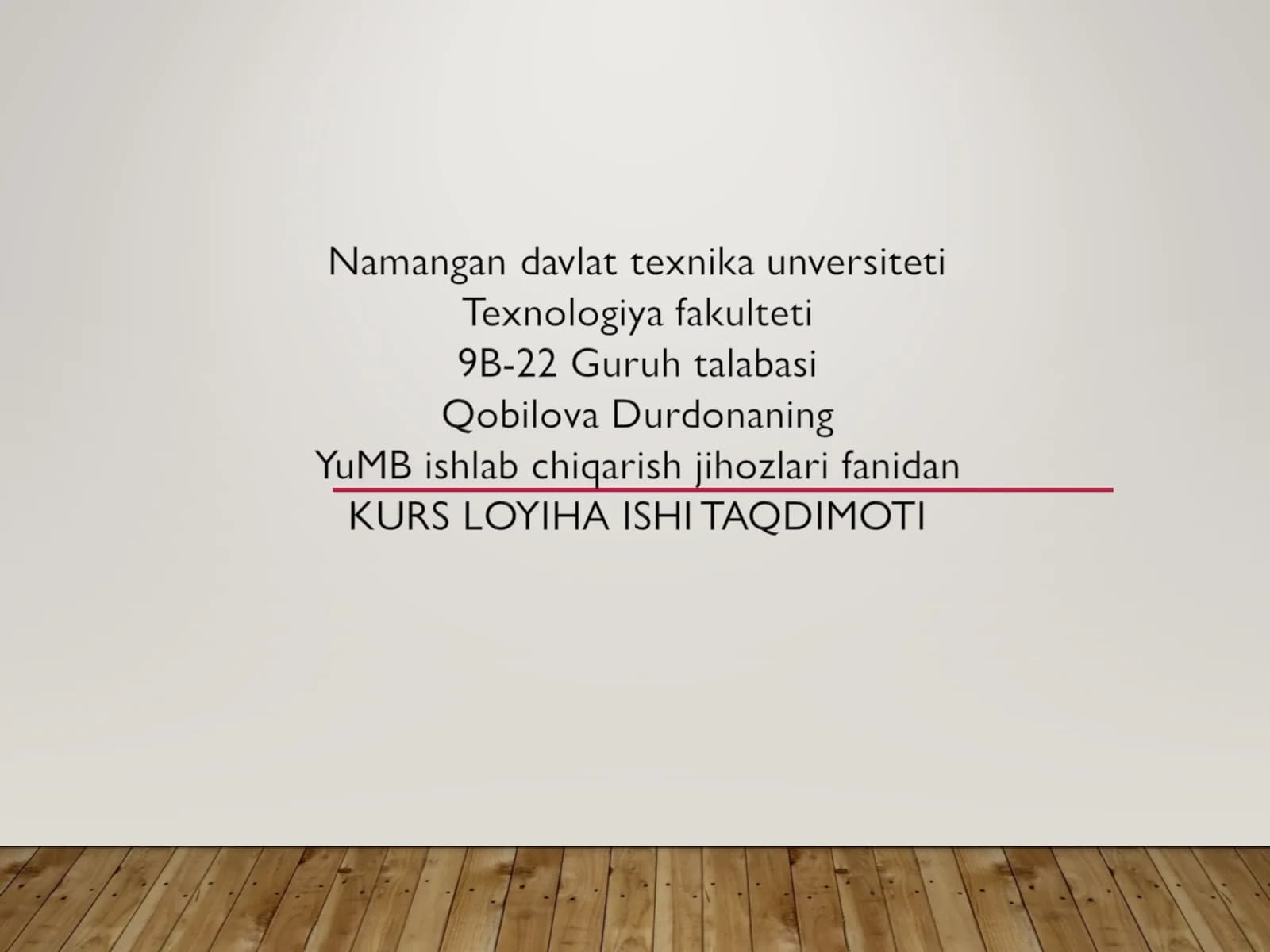 BIR SHNEKLI EKSTRUDER MASHINASINING KONSTRUKSIYASINI LOYIHALASH