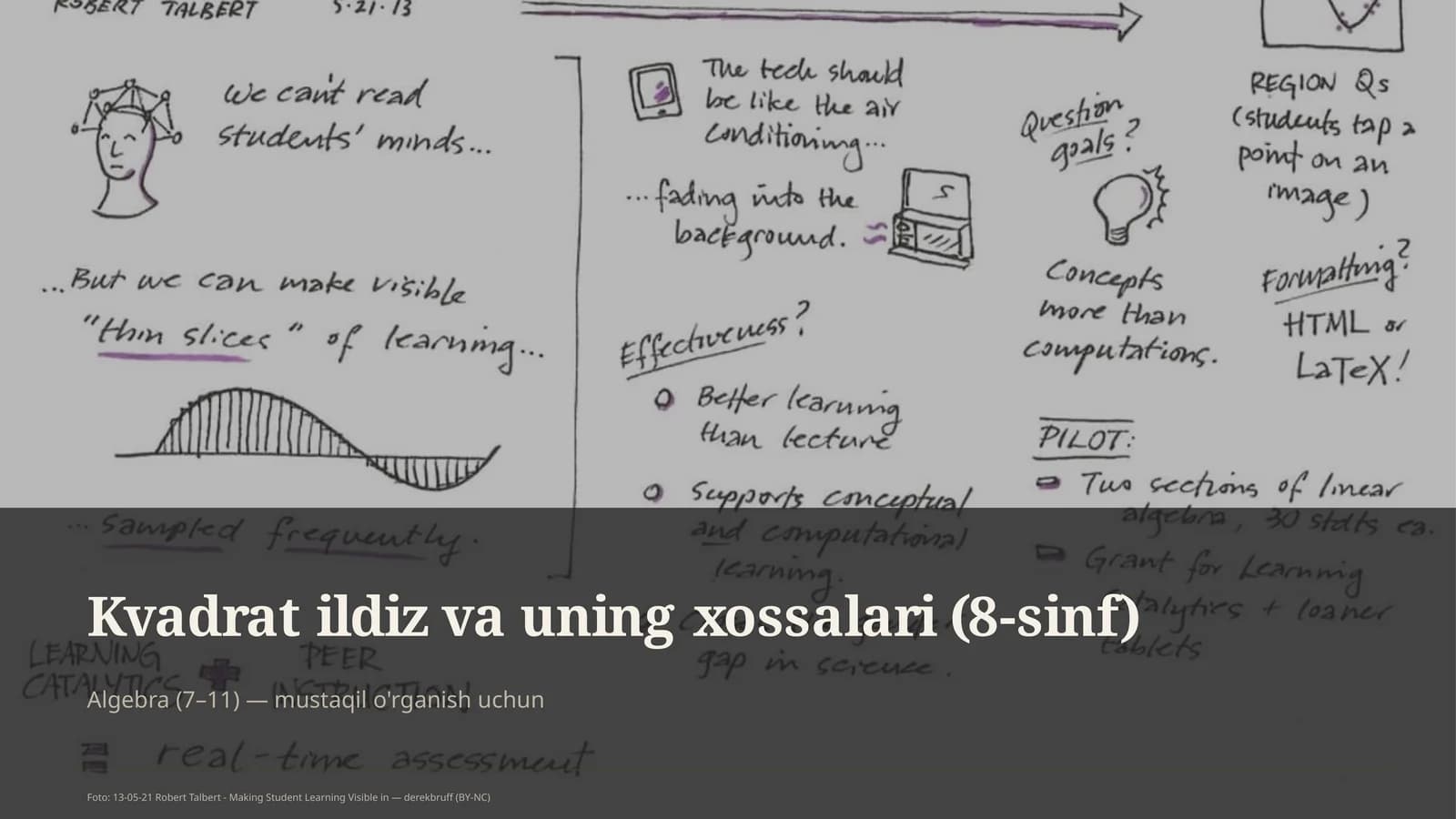 Kvadrat ildiz va uning xossalari (8-sinf)