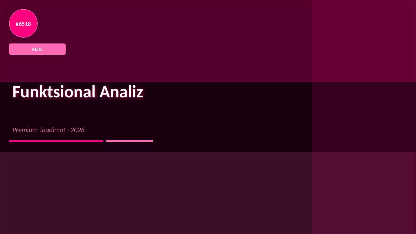 Funktsional Analiz