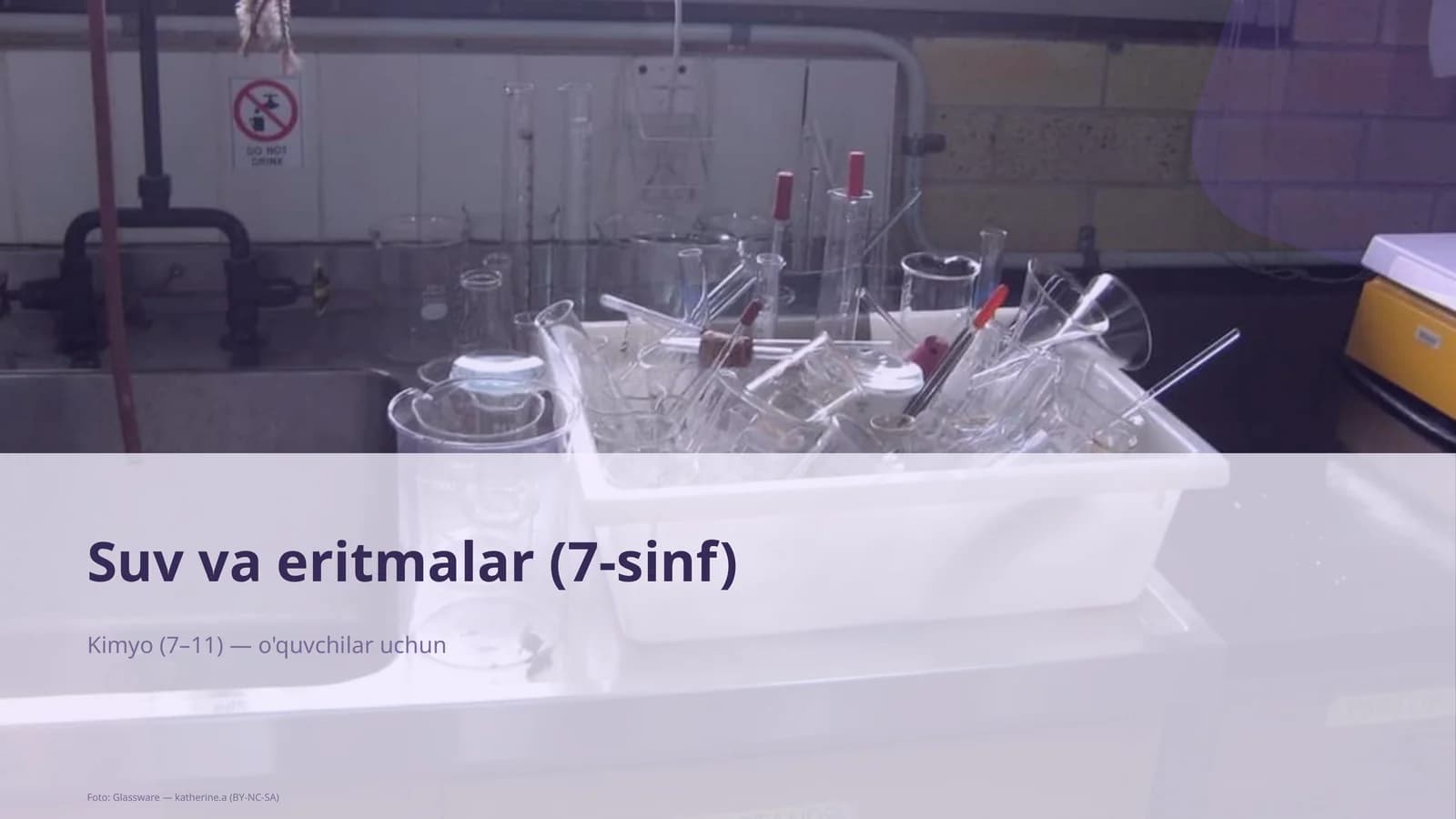 Suv va eritmalar (7-sinf)