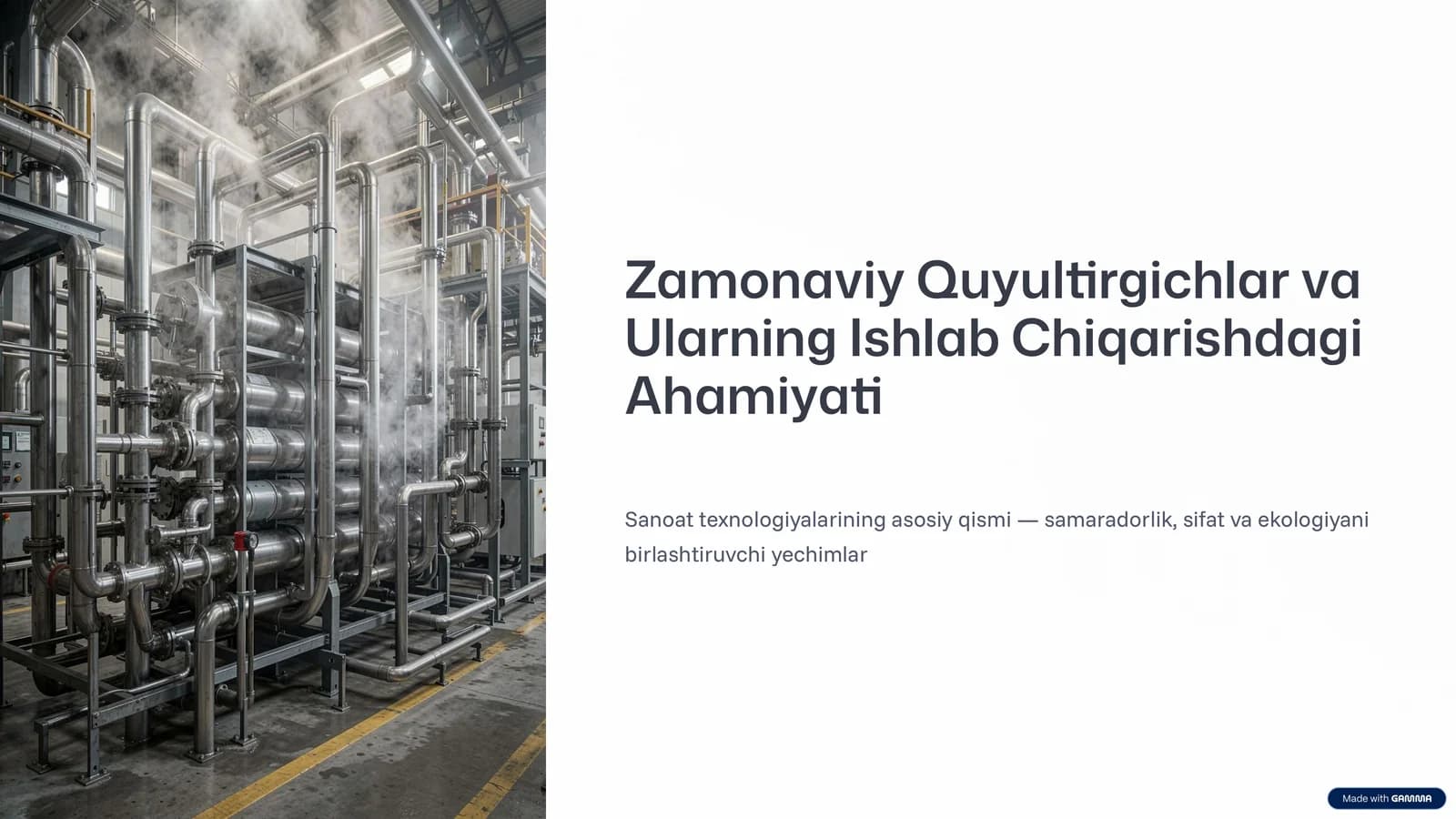 Quyultirgichlar va Ularning Ishlab Chiqarishdagi Ahamiyati