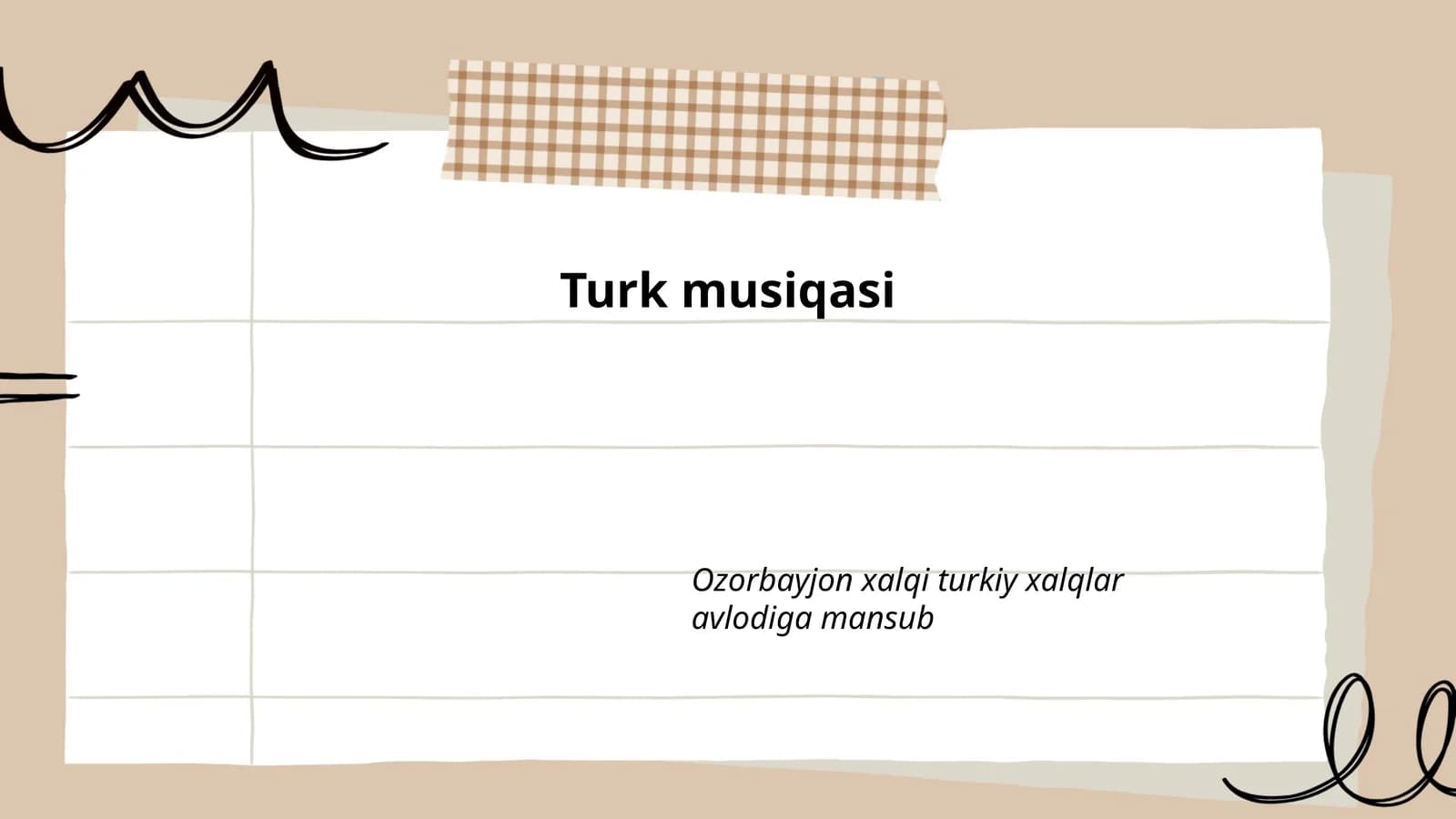 Turk musiqasi
