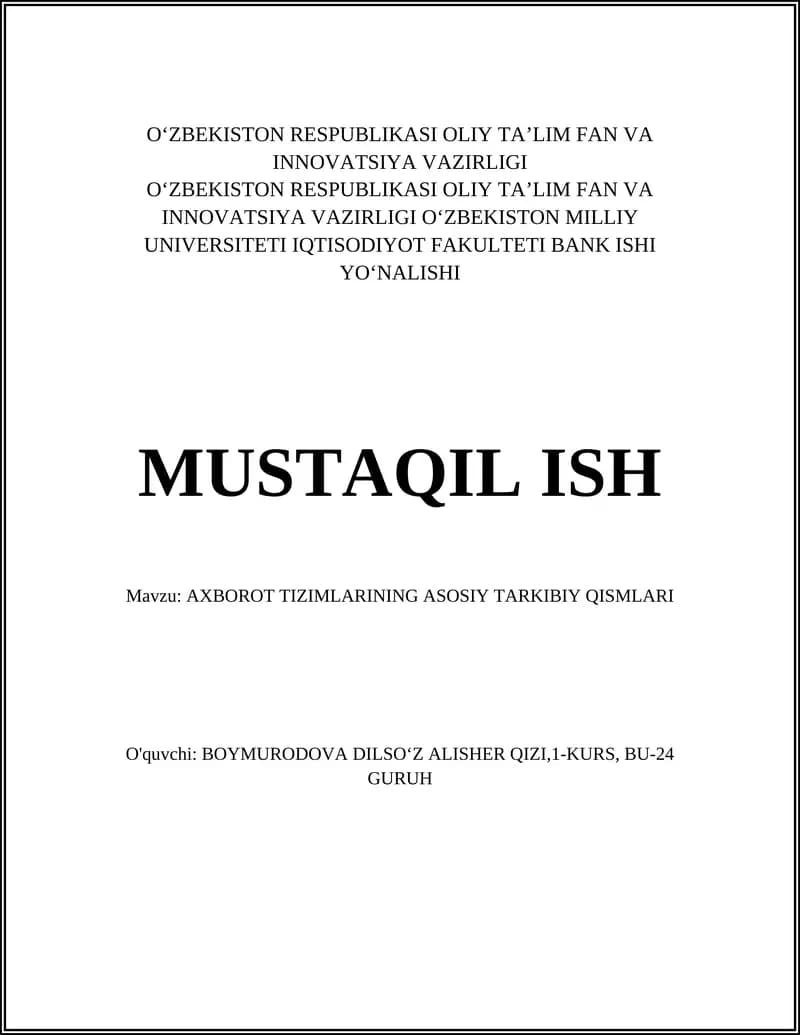 Kompyuter tizimlari