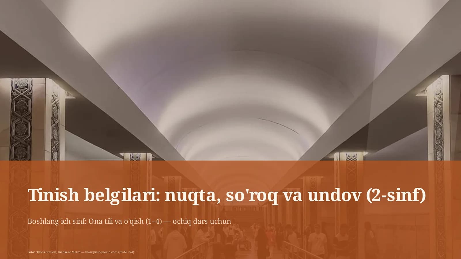 Boshlang'ich sinf: Ona tili va o'qish (1–4) — ochiq dars uchun