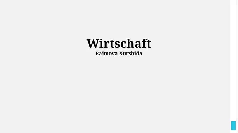 Wirtschaft