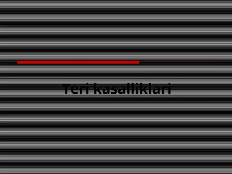 Teri kasalliklari