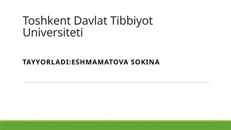 ovqatdan zaharlanish