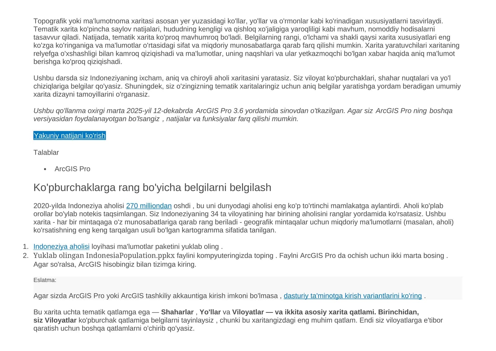 Indoneziyaning Ixcham, Aniq va Chiroyli Aholi Xaritasi