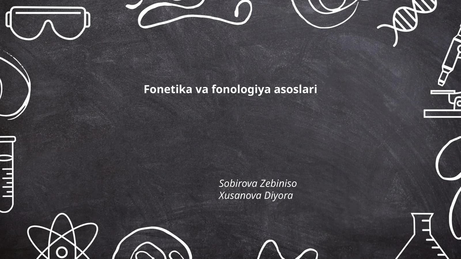 Fonetika va fonologiya asoslari