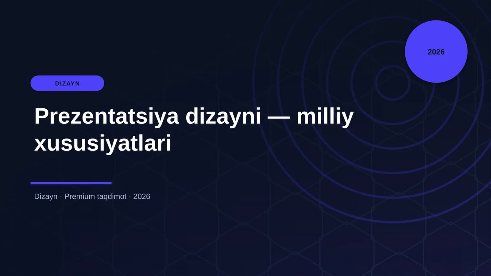 Prezentatsiya dizayni — milliy xususiyatlari