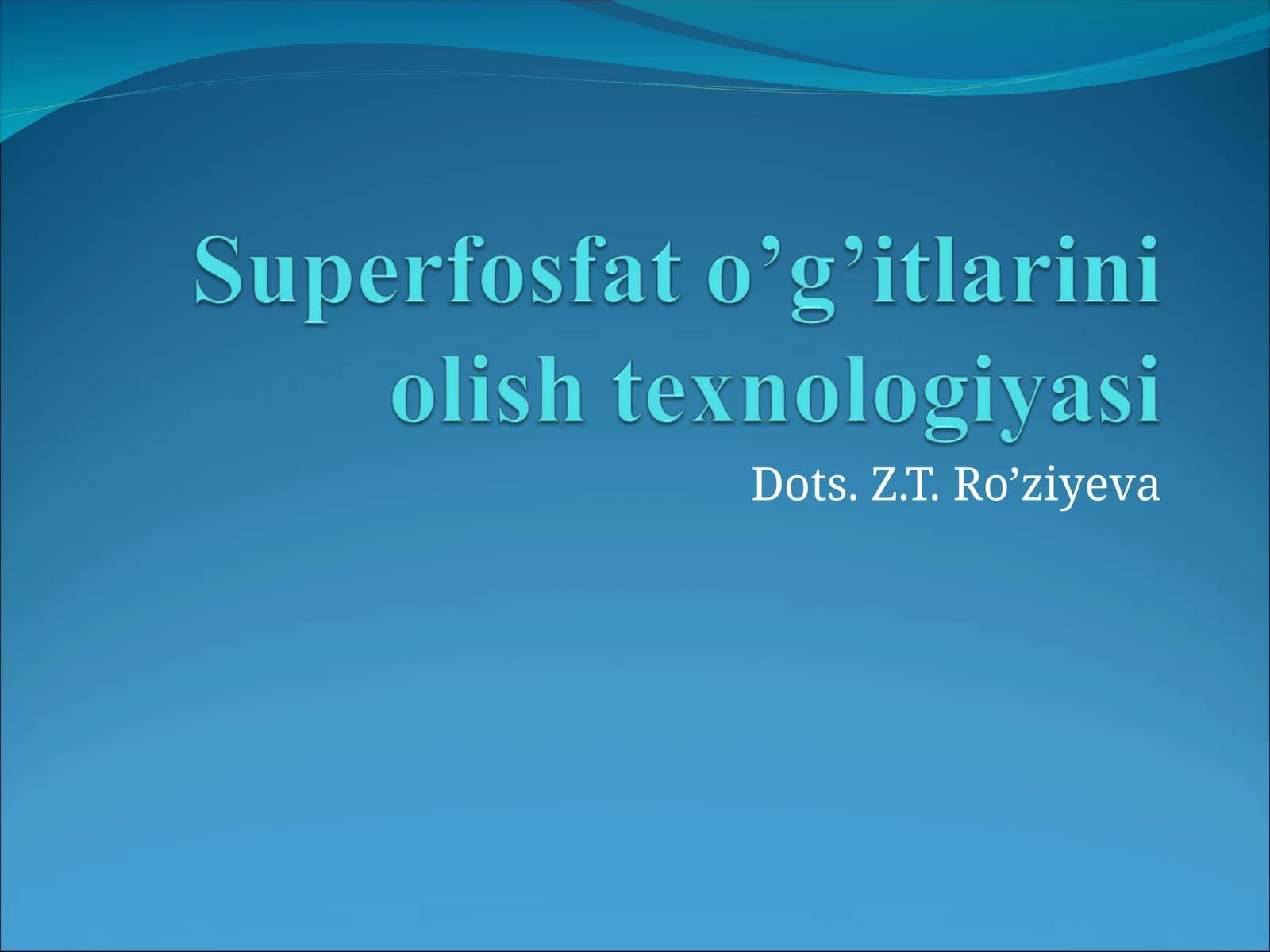 Superfosfat