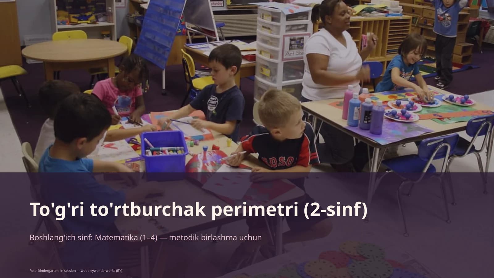 To'g'ri to'rtburchak perimetri (2-sinf)
