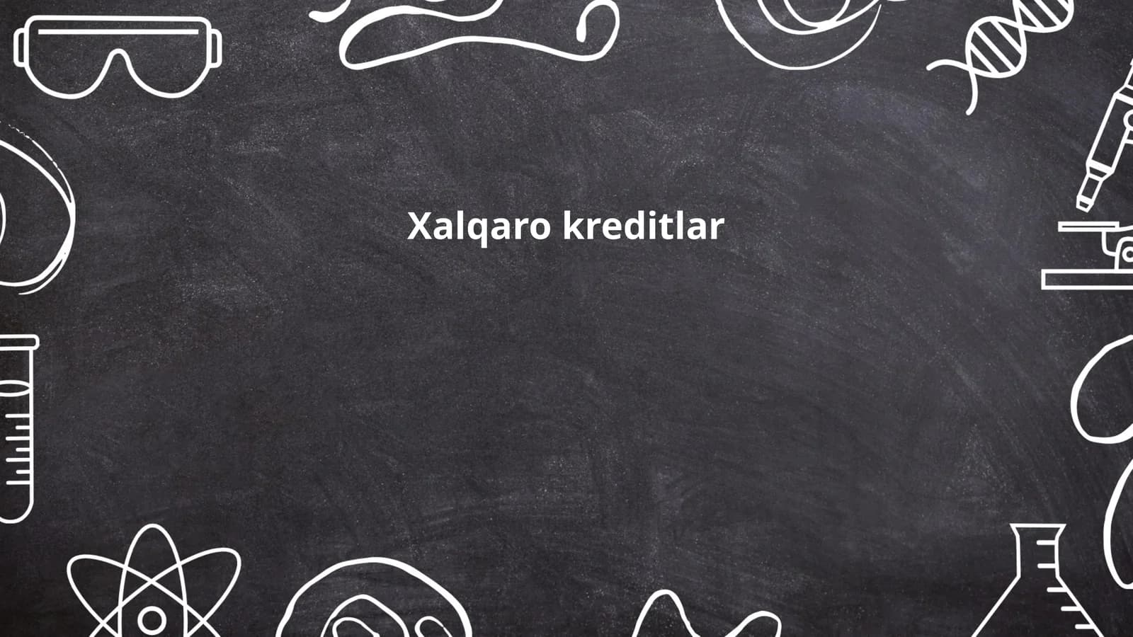 Xalqaro kreditlar