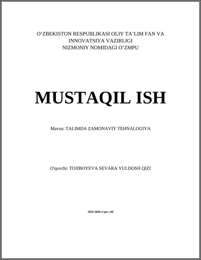 Raqamli ta'lim platformalari va LMS