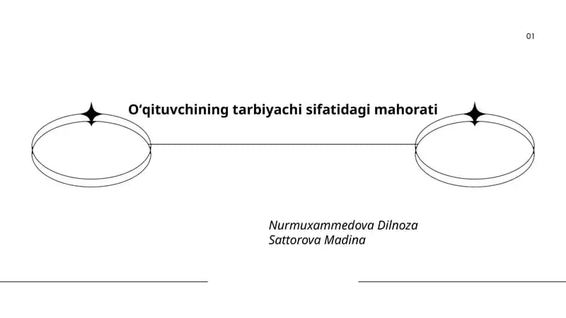 Oʻqituvchining tarbiyachi sifatidagi mahorati