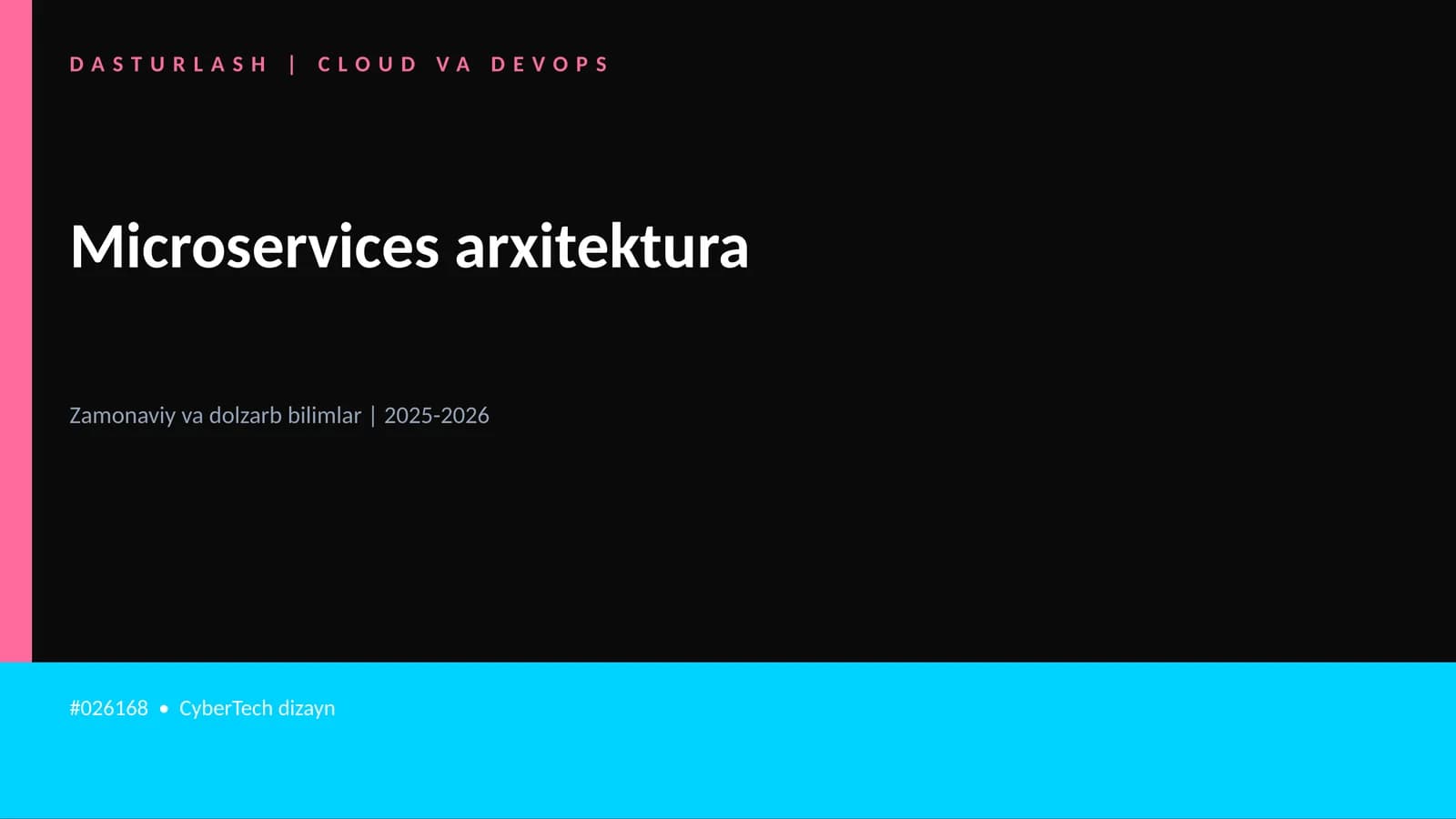 Microservices arxitektura