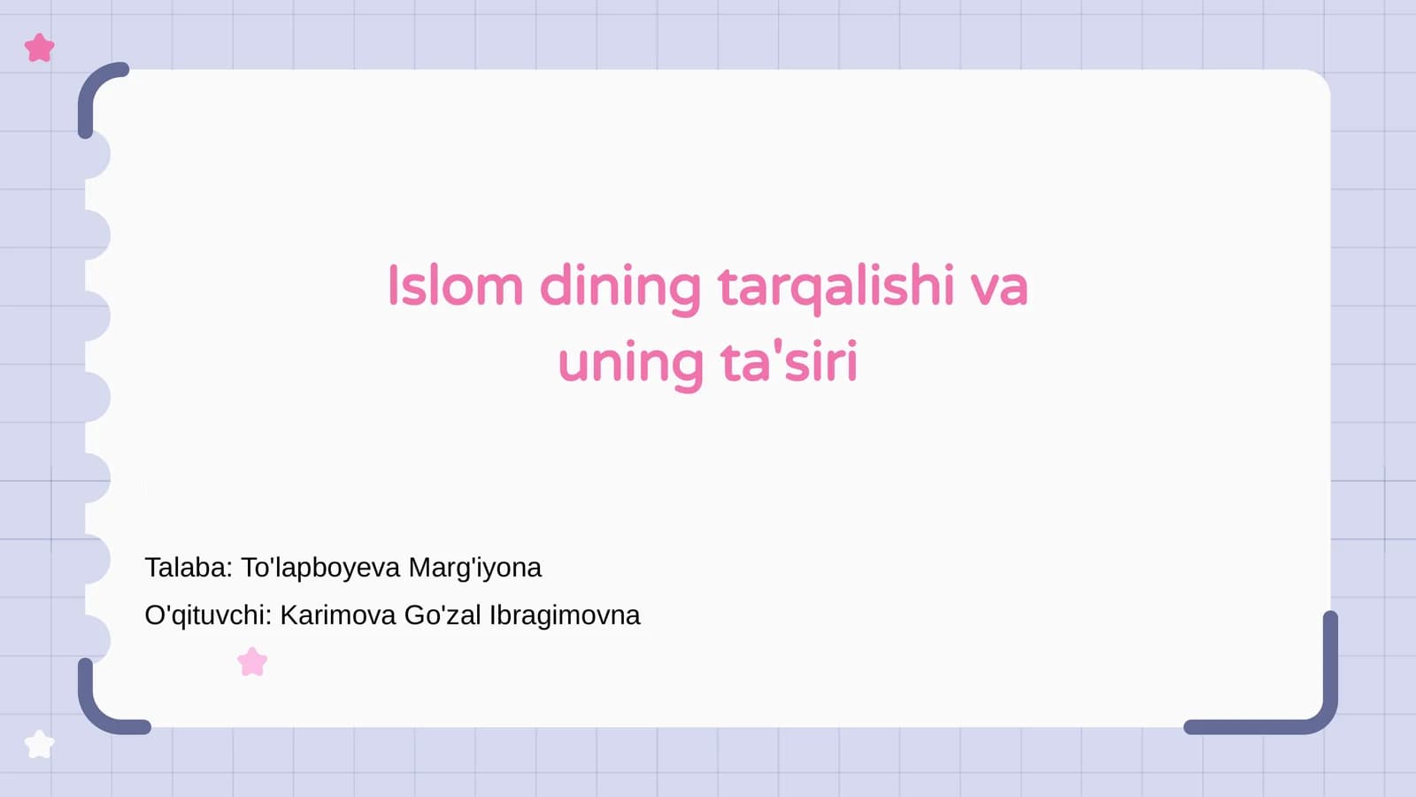 Islom dining tarqalishi va uning ta'siri
