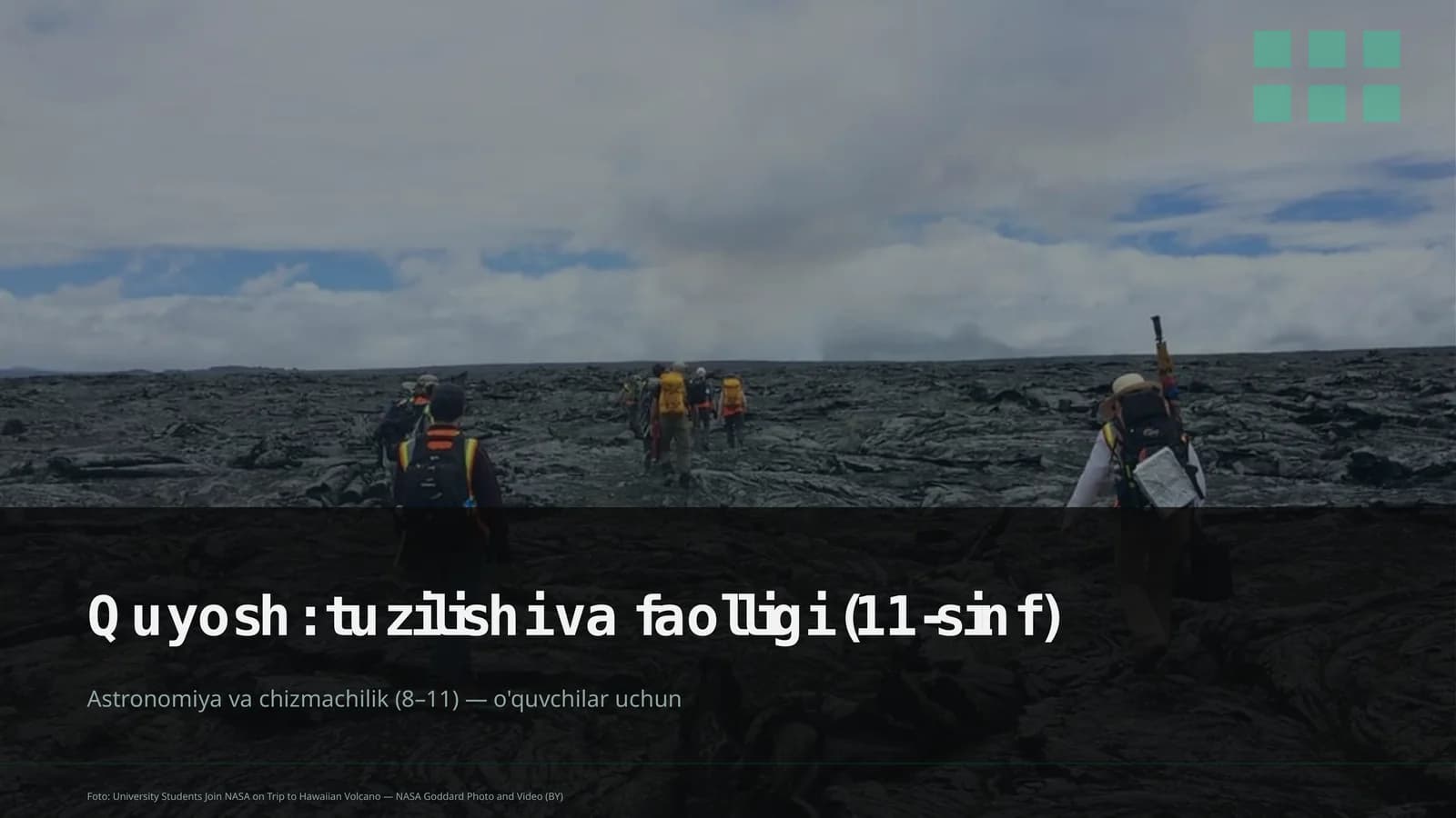 Quyosh: tuzilishi va faolligi (11-sinf)