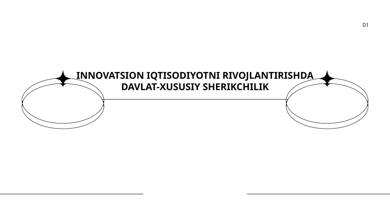 INNOVATSION IQTISODIYOTNI RIVOJLANTIRISHDA DAVLAT-XUSUSIY SHERIKCHILIK
