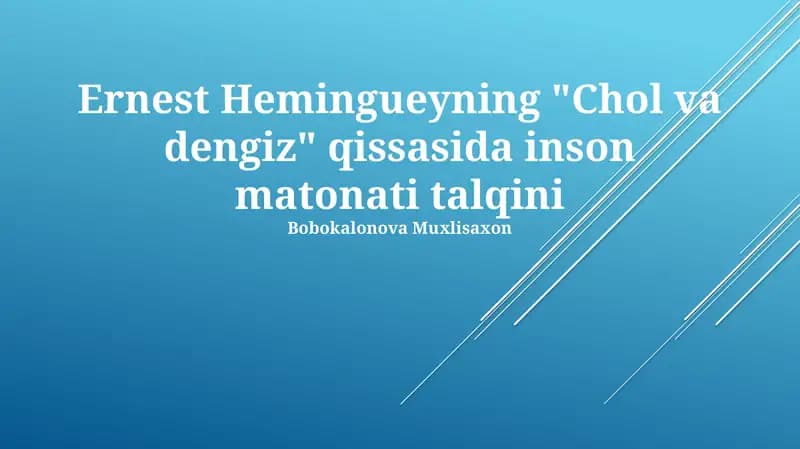 Bobokalonova Muxlisaxon "Kurash va Bardoshlilik Ramzlari"