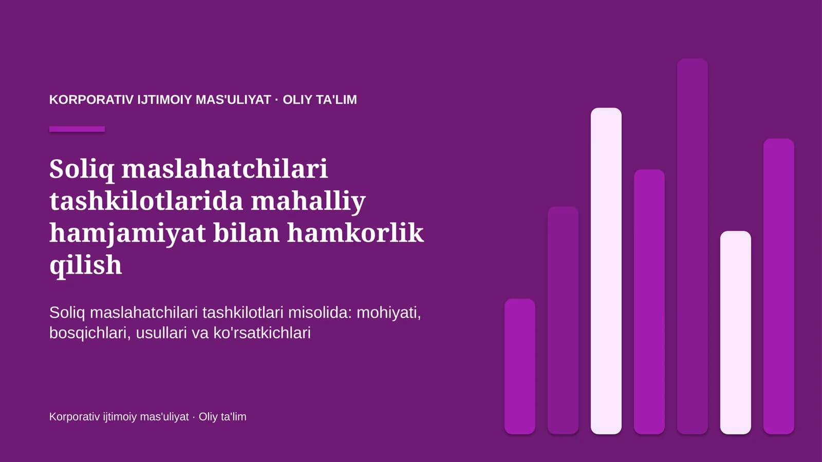 soliq maslahatchilari tashkilotlarida mahalliy hamjamiyat bilan hamkorlik qilish 4422
