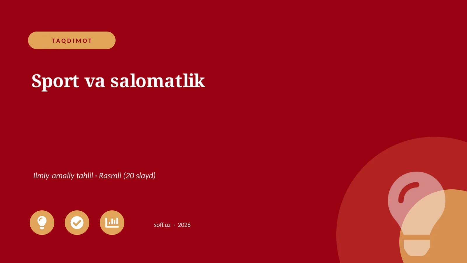 Sport va salomatlik