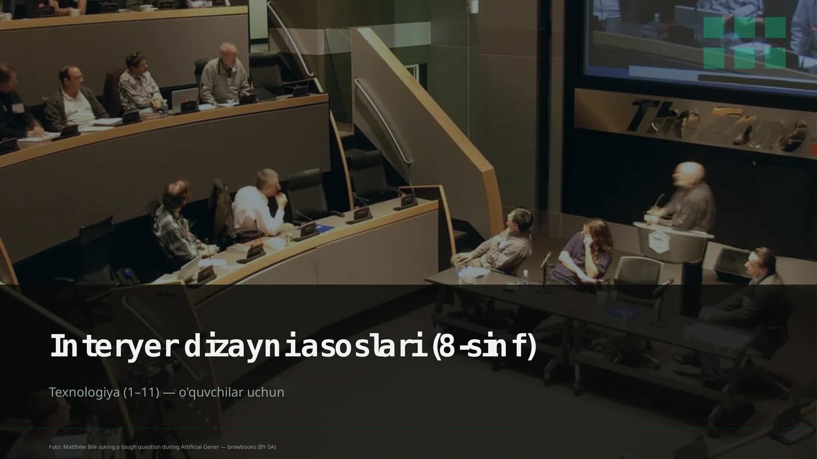 Interyer dizayni asoslari (8-sinf)