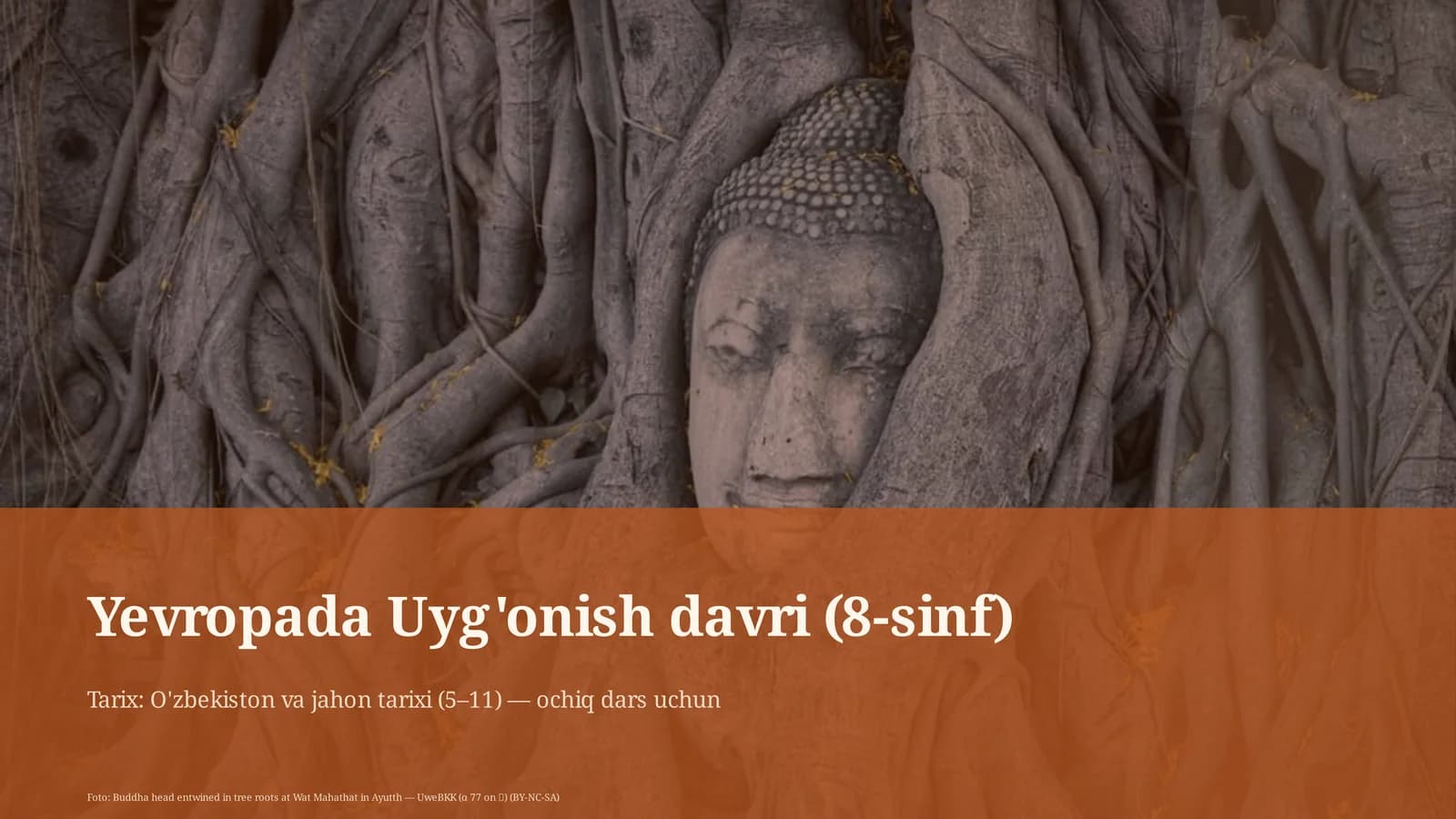 Yevropada Uyg'onish davri (8-sinf)