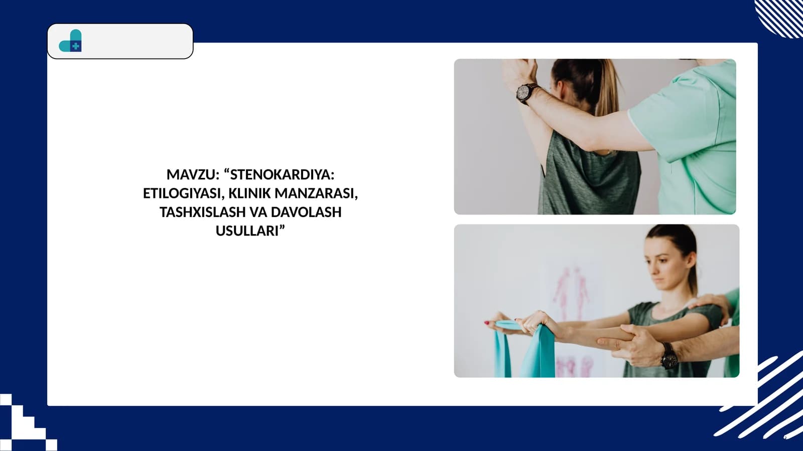 STENOKARDIYA: ETIOLOGIYASI, KLINIK MANZARASI, TASHXISLASH VA DAVOLASH USULLARI