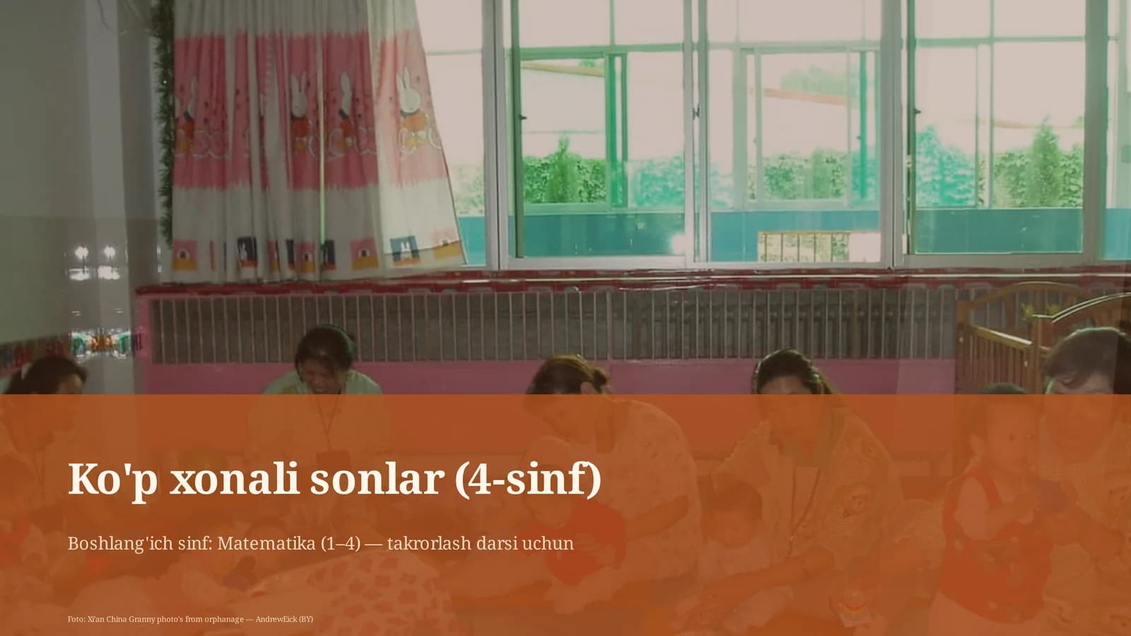 Ko'p xonali sonlar (4-sinf)