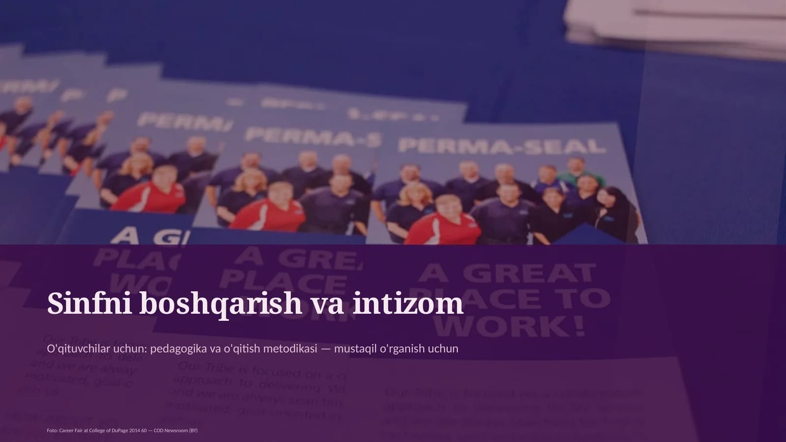 Sinfni boshqarish va intizom
