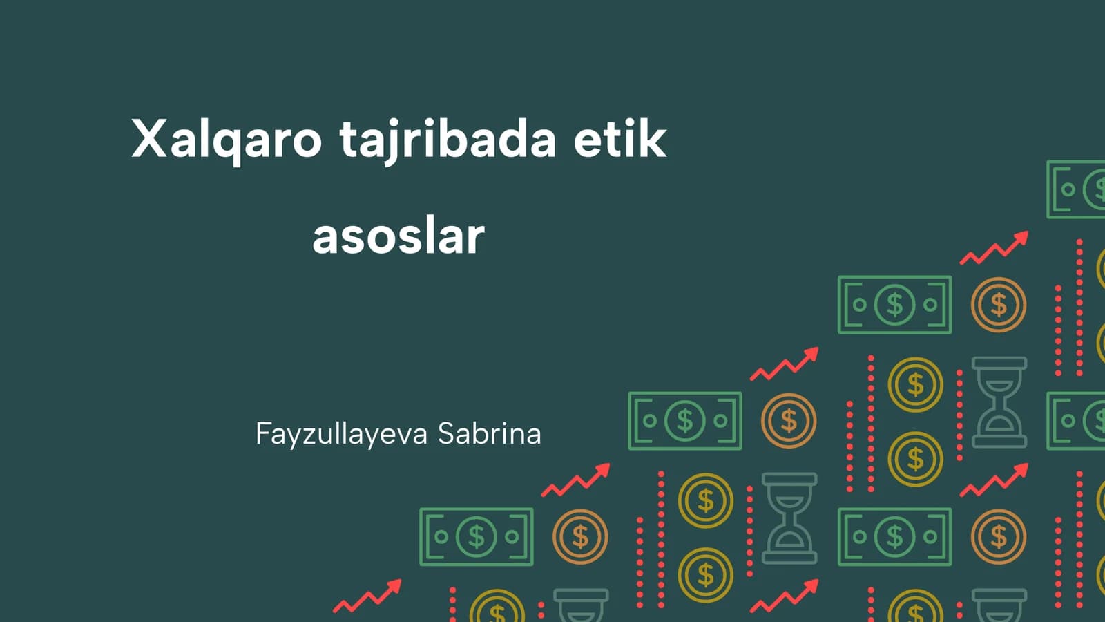 Xalqaro tajribada etik asoslar