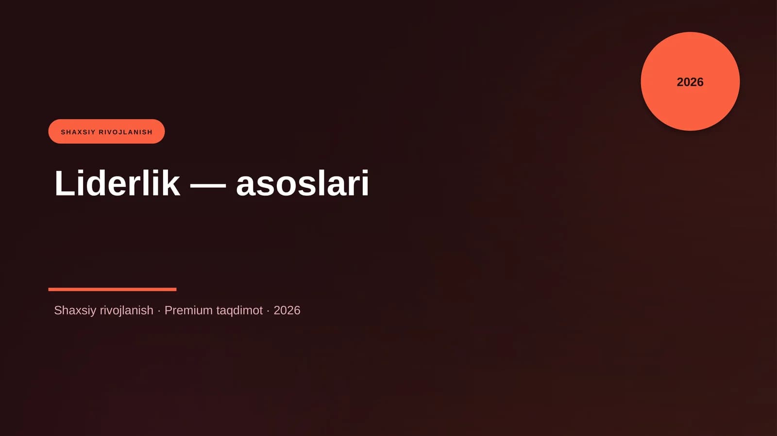 Liderlik — asoslari