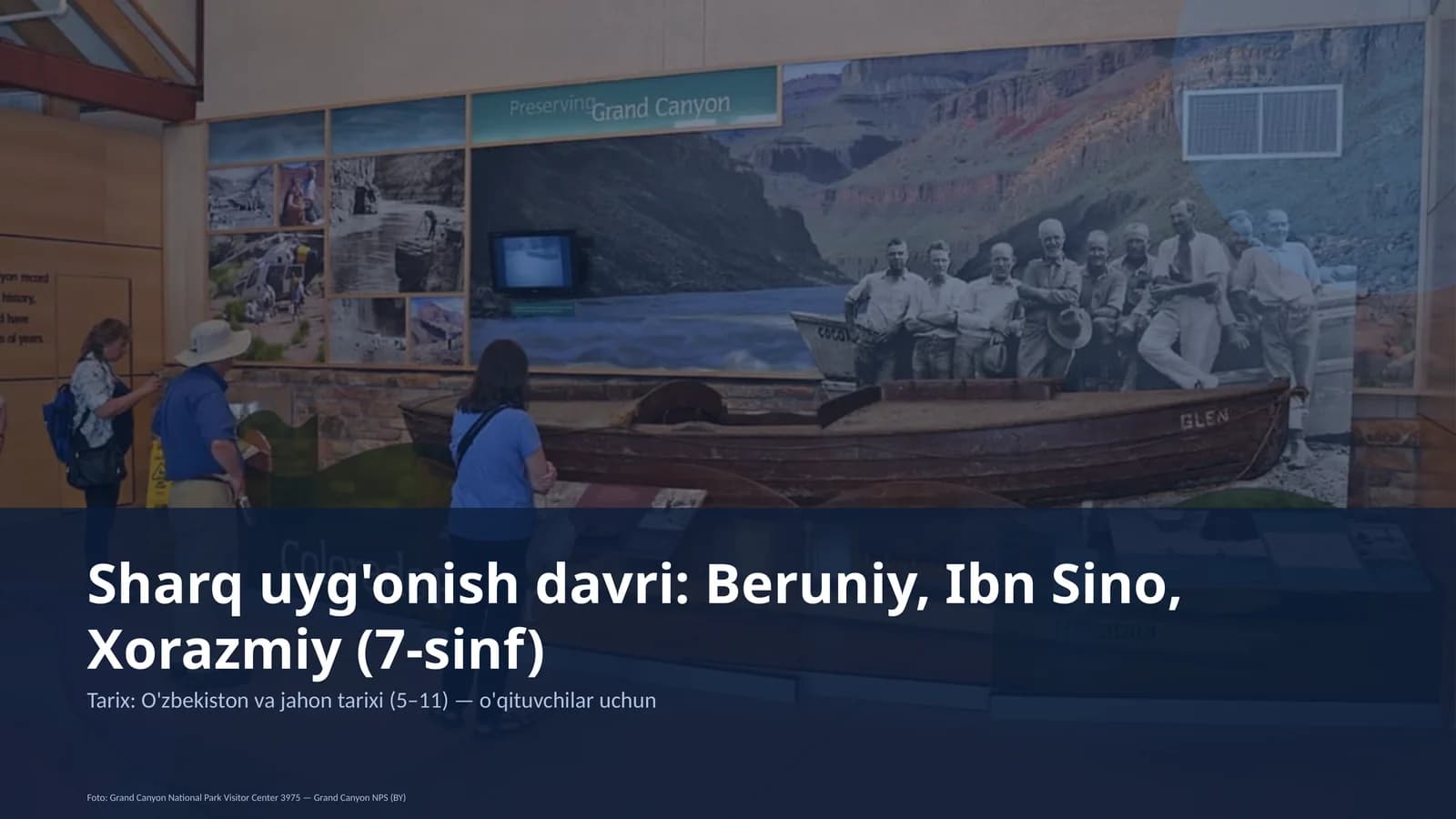 Sharq uyg'onish davri: Beruniy, Ibn Sino, Xorazmiy (7-sinf)