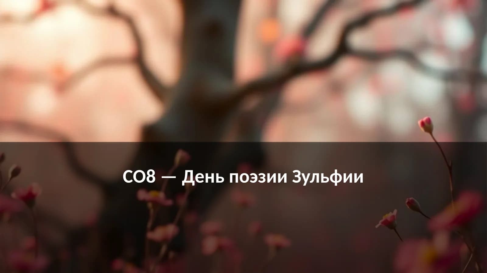 День поэзии Зульфии