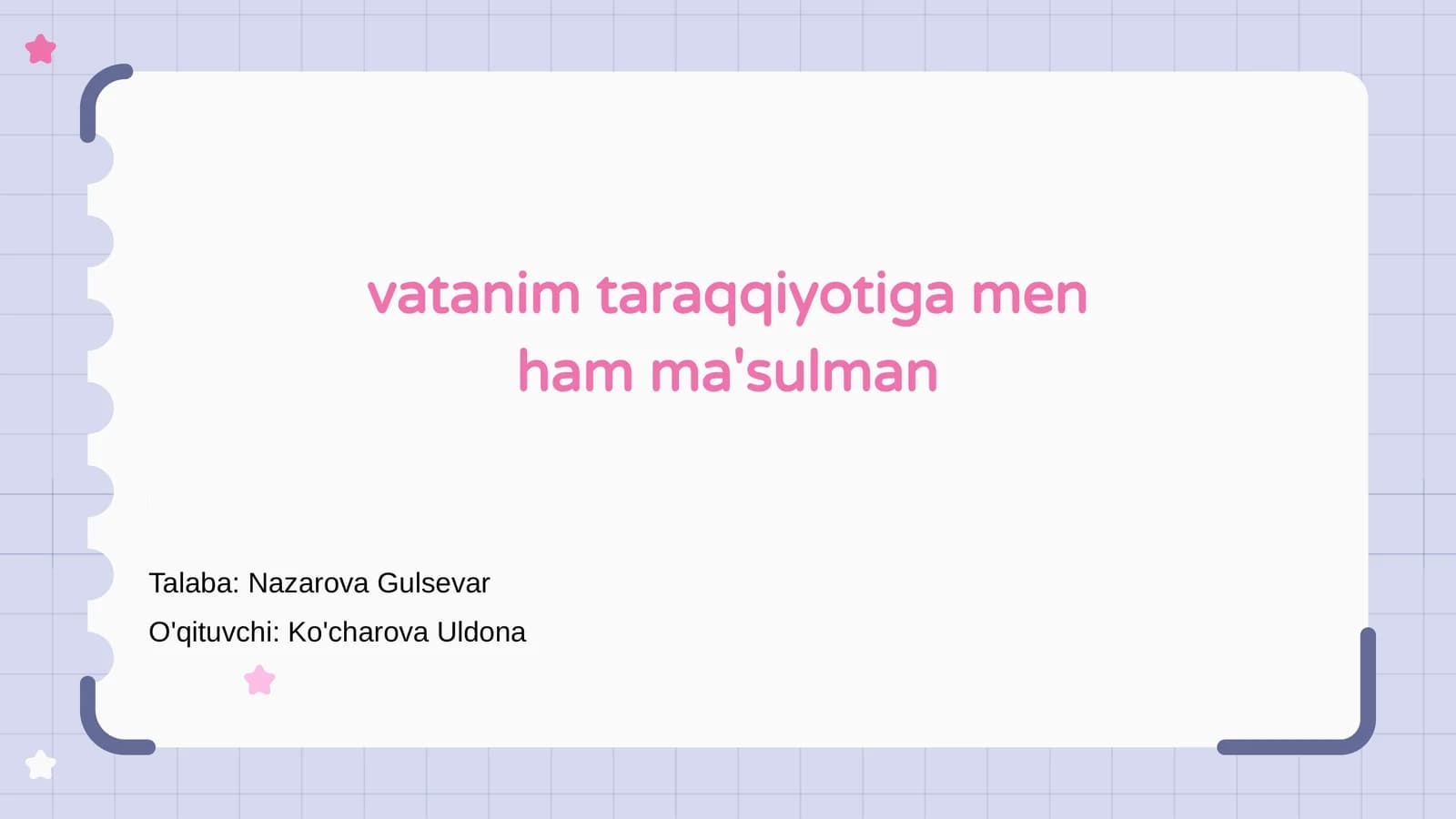 Vatanim - Mening Baxtim