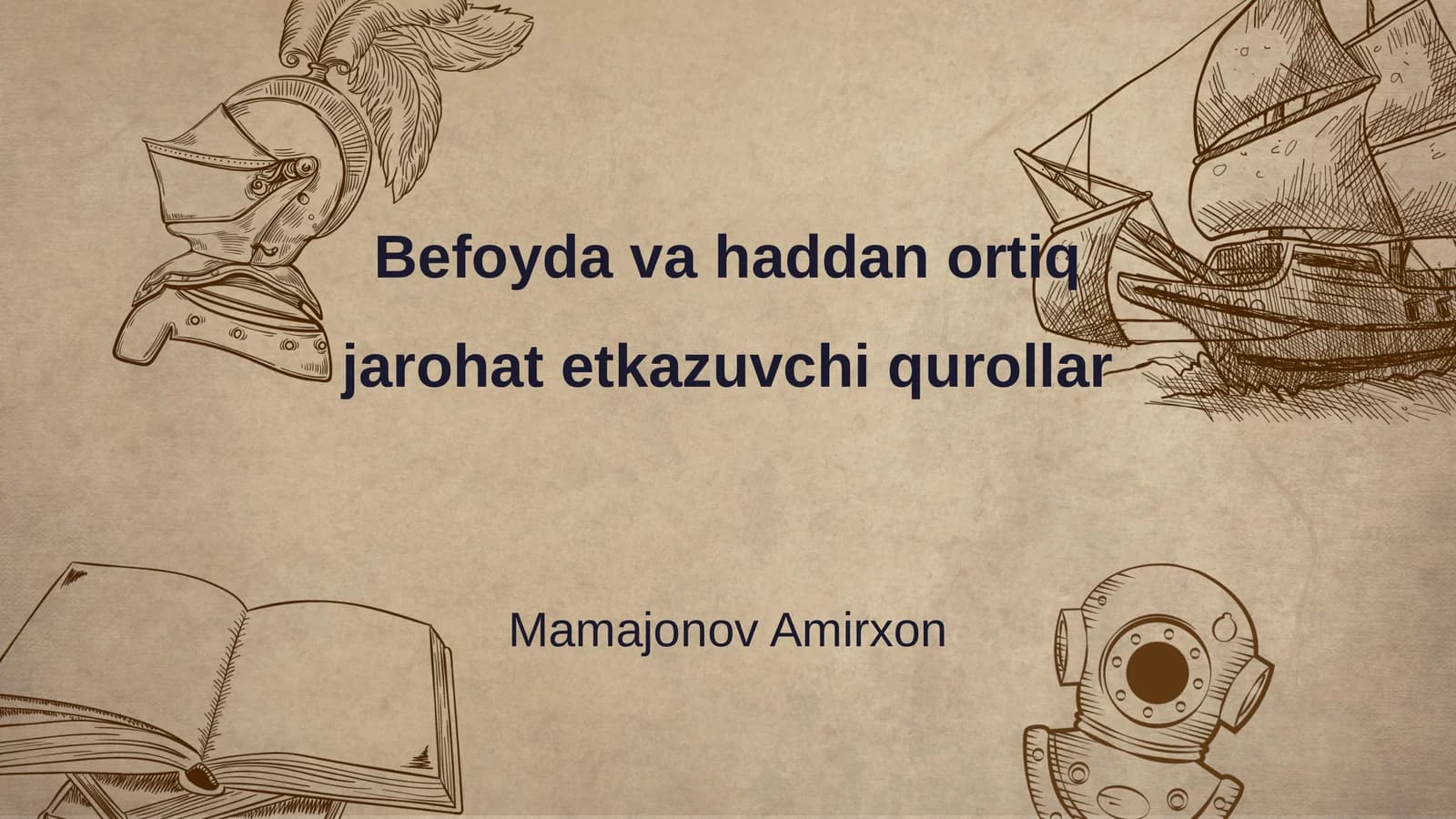 Befoyda va haddan ortiq jarohat etkazuvchi qurollar