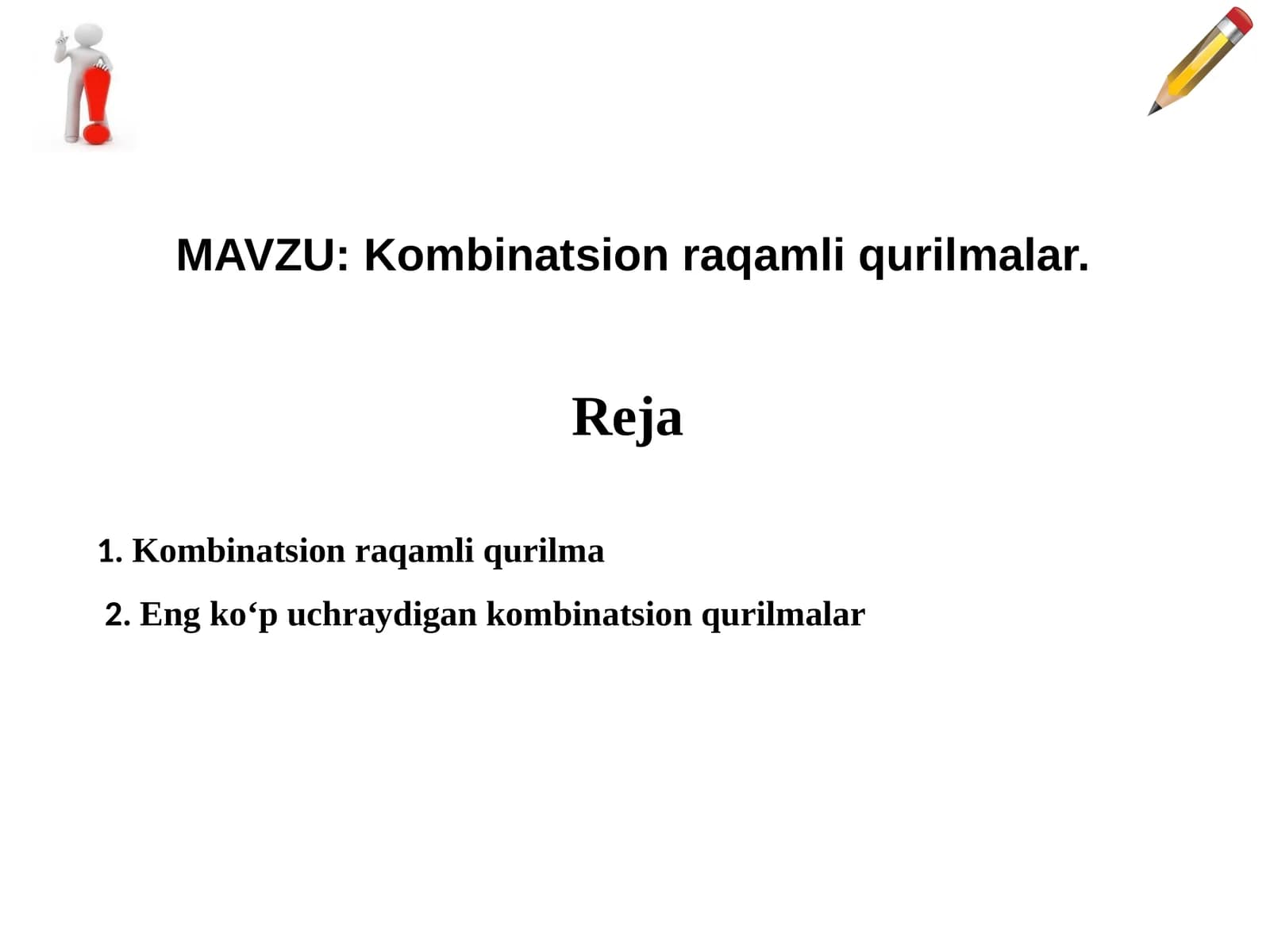 Kombinatsion raqamli qurilmalar