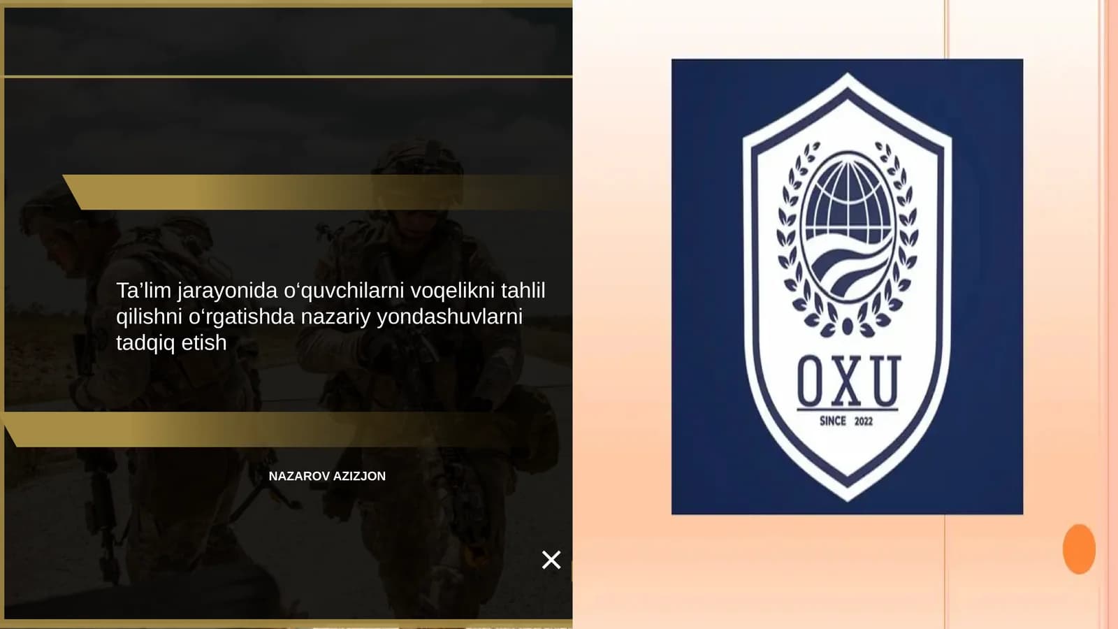 Ta’lim jarayonida o‘quvchilarni voqelikni tahlil qilishni o‘rgatishda nazariy yondashuvlarni tadqiq etish