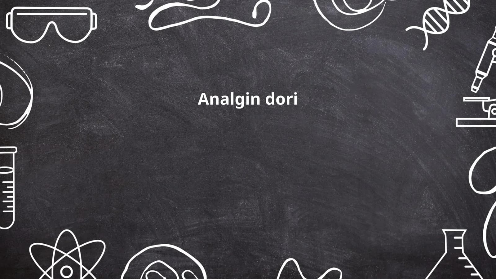 Analgin dori