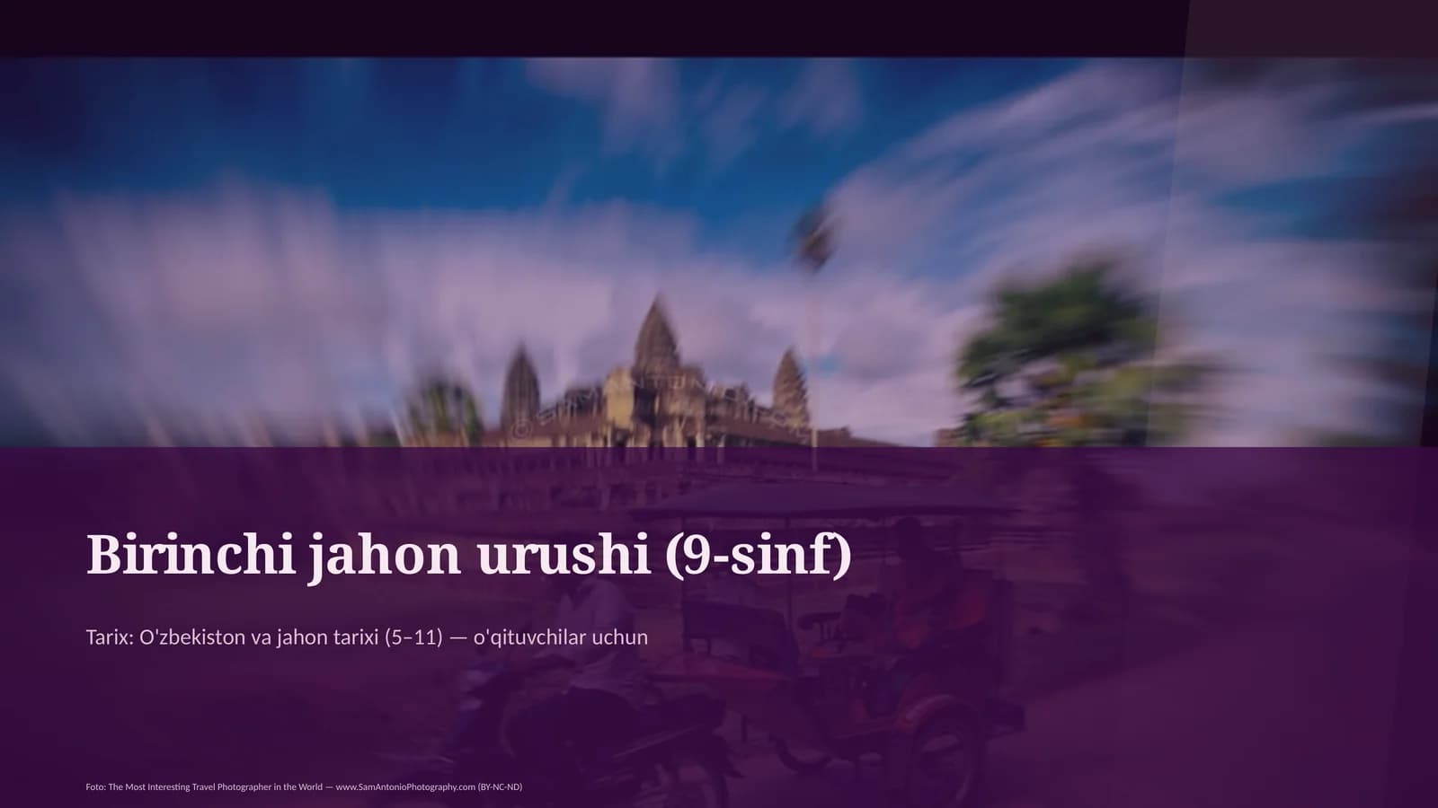 Birinchi jahon urushi (9-sinf)
