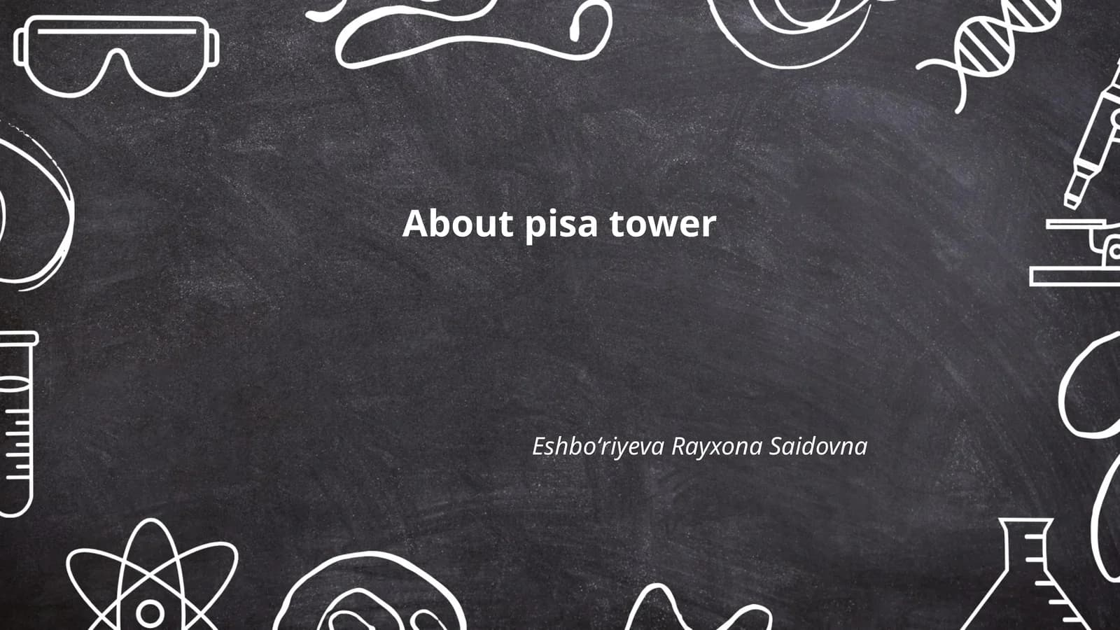 Pisa tower history