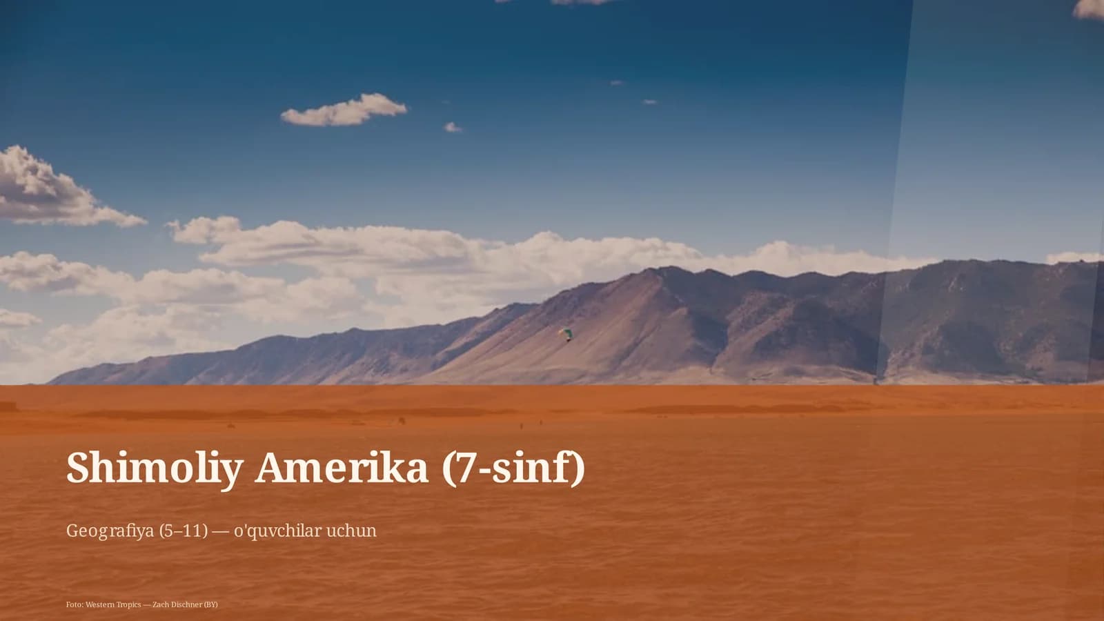 Shimoliy Amerika (7-sinf)