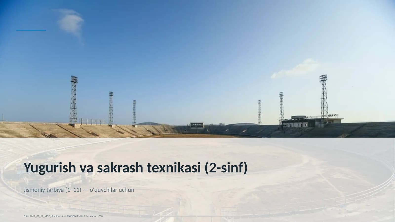 Yugurish va sakrash texnikasi (2-sinf)