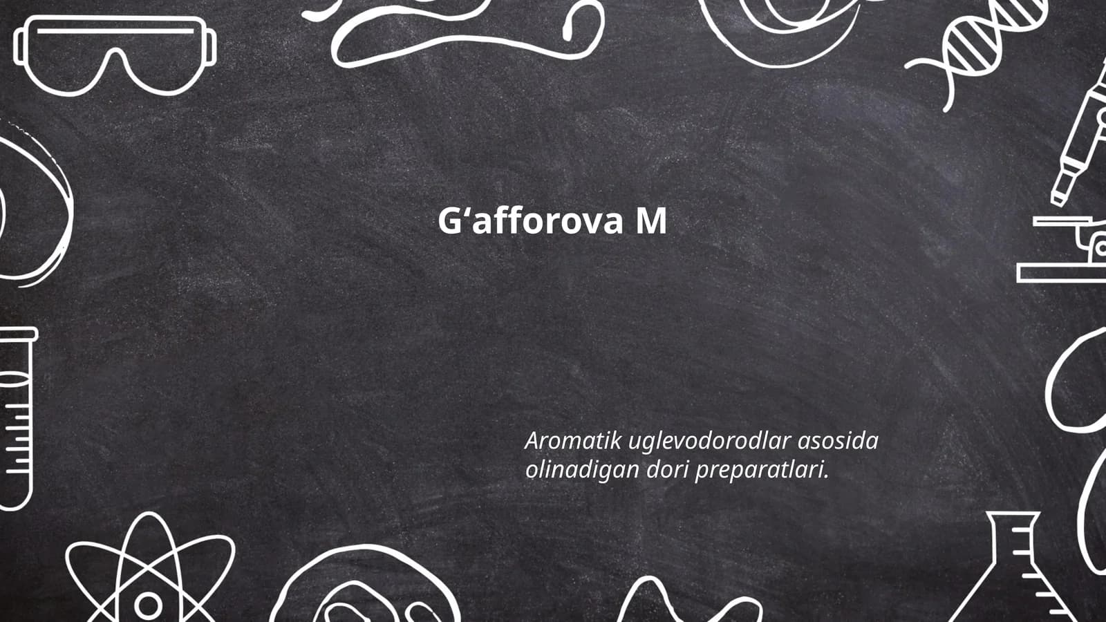 Gʻafforova M