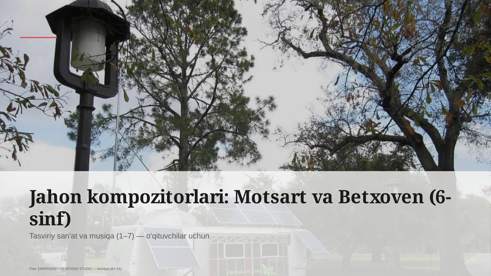 Jahon kompozitorlari: Motsart va Betxoven (6-sinf)