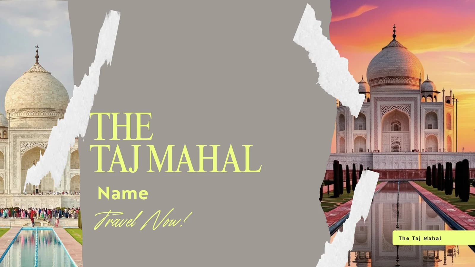 Taj Mahal presentation in English
