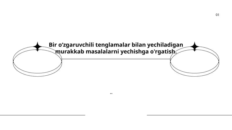 Tenglama tushunchasi va uning ta'rifi